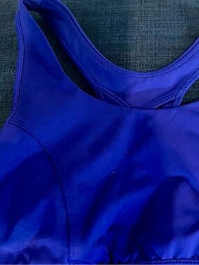 Tek Gear High Impact Sports Bra - Royal Blue. Sz Small. Snug, less movement. B7